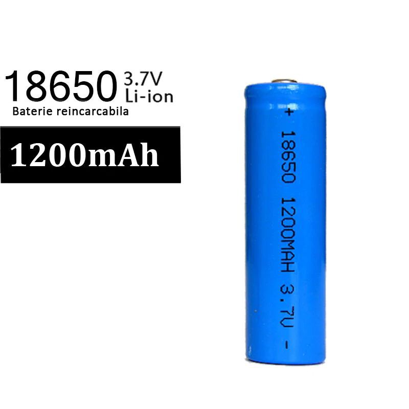 Acumulator Li-Ion tip 18650, capacitate 1200 mAh, 3.7V - imagine 6